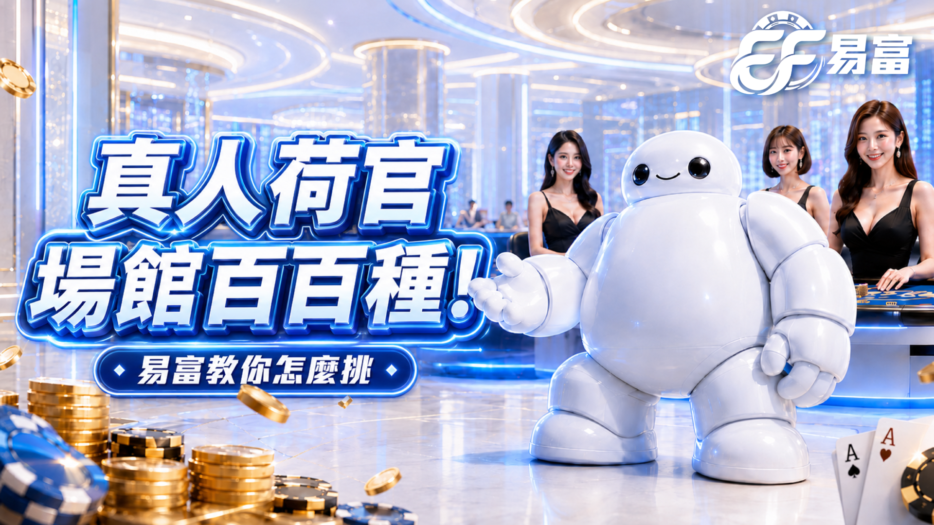 EF易富娛樂城, 線上娛樂城推薦, 美女荷官, 百家樂技巧, 現金版娛樂城