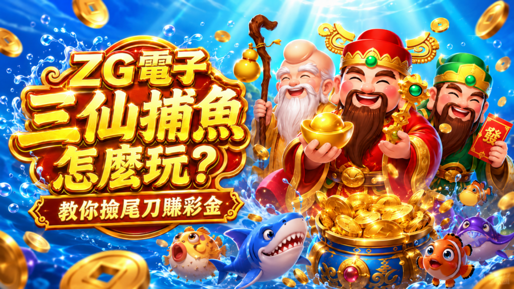 三仙捕魚, 三仙捕魚試玩, 三仙捕魚攻略, 捕魚機推薦, ZG電子